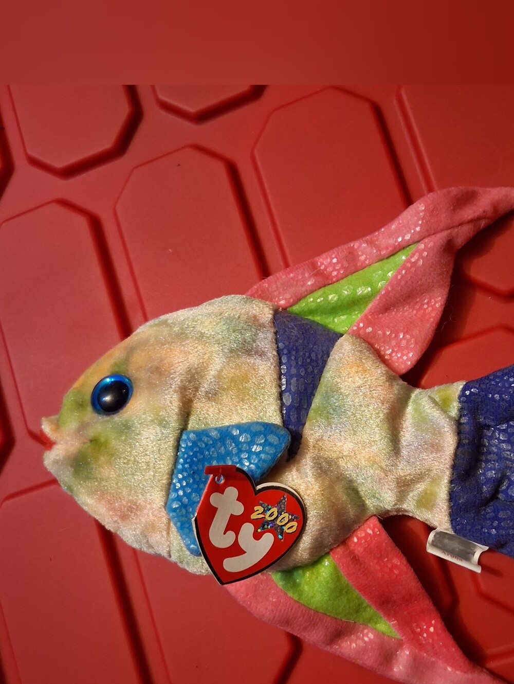 Ty beanie  Multicolor Plush Fish Aruba